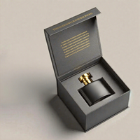 Boîte cadeau vide unique de luxe en carton écologique avec logo personnalisé conception UV huile essentielle pour femme parfum de qualité supérieure