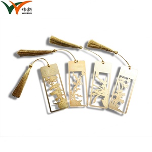 ที่คั่นหนังสือโลหะแบบกลวง ดีไซน์หลากหลายสไตล์ คุณภาพสูง พร้อมพู่ห้อยตกแต่ง - Product Image 6