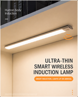 Bande lumineuse LED intelligente ultra-mince 2026 avec détecteur de mouvement, magnétique, auto-adhésive, rechargeable, étanche, à intensité variable 3000K-6000K