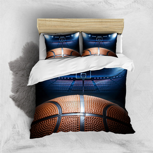 Hot Selling High Quality Summer 4 Pieces Set Fitted Polyester Fibre <strong>Football</strong> Bed Sheet - Product Image 2