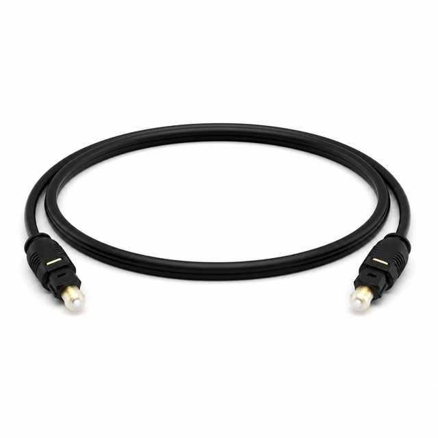 Wholesale Gold Plated Stereo Toslink Optical Audio Cable (PVC Jacket Braid Male-Male Plug) for HDTV Home Theater TV Amplifier