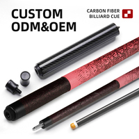 TAVON Vente en gros de queues de billard personnalisées en fibre de carbone 100%, texture 3K, fabrication OEM ODM