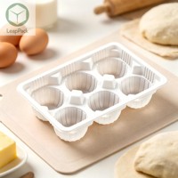 Barquette en plastique PP jetable pour gâteaux, pâtisseries, pain et desserts