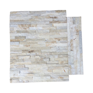 Custom-Size a forma di Z dorato giallo <span class=keywords><strong>naturale</strong></span> quarzite rivestimento della parete di pietra moderno rustico superficie Modulare <span class=keywords><strong>antiacido</strong></span> esterno - Product Image 1