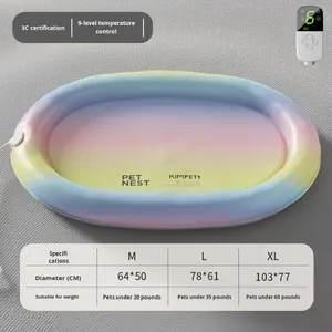 Tapis chauffant et rafraîchissant à température constante pour animaux de compagnie, résistant aux morsures, imperméable, durable, double usage, coussin de couchage pour chien et chat, hiver, petits animaux - Product Image 6