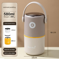 Lonchera Aislada de Acero Inoxidable 304, Lonchera Bento Portátil de Doble Nivel a Prueba de Fugas, para Regalos Corporativos y Productos Promocionales