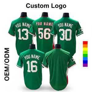 NUEVA Camiseta de Béisbol Verde # 16 Jarren <span class=keywords><strong>Duran</strong></span> # 30 Alejandro Kirk # 56 Randy Arozarena Talla Grande Pantalón Corto 100% Poliéster Cosido - Product Image 1