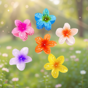 Pinces à cheveux Zi Hair 8 cm en plastique avec perles, pour femmes et filles, style décontracté et doux - Product Image 2