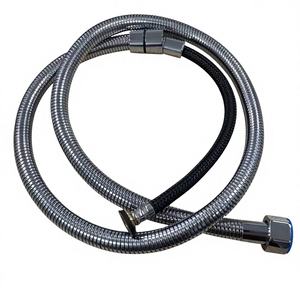 DIJIE Fábrica Reforzar Cromo Electrochapa 304 Acero Inoxidable Alta Densidad Delicada Manguera de Ducha a Prueba de Explosiones - Product Image 1