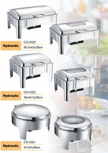 Scaldavivande Economico in Acciaio Inox con Coperchio in Vetro Trasparente per Catering, Hotel, Ristoranti e <span class=keywords><strong>Cucine</strong></span> - Product Image 4