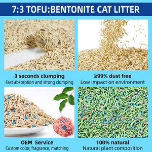 Areia para Gatos GuaiZhuRen BSCI com Logo Personalizado, Ecológica, Absorção Rápida, Partículas Desodorizantes com Amido - Product Image 2