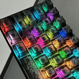 คีย์แคป DIY ทำจากวัสดุ PBT คาร์บอนไฟเบอร์ พีซี โปร่งใส <span class=keywords><strong>พิมพ์</strong></span>ด้านข้าง 119 ปุ่ม ใช้ได้กับคีย์บอร์ดทุกชนิด ปรับแต่ง<span class=keywords><strong>ภาษา</strong></span>ได้ - Product Image 6