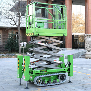 Fabrika Fiyatı 6m 8m 10m 12m Paletli Küçük Orta Yükseklikli Portatif Paletli Hidrolik Platform Makaslı Platform - Product Image 5