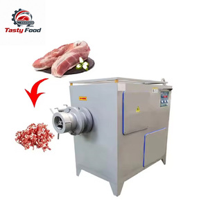 Machine à hacher la viande congelée automatique personnalisable, hachoir industriel pour blocs de viande congelée, machine à hacher et à broyer pour la fabrication de saucisses - Product Image 2