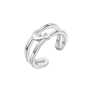 Copper <b>Adjustable</b> Cute Dolphin Toe <b>Ring</b> for Women Jewelry Small <b>Size</b> Open Tail Stacking <b>Rings</b> Summer Beach Foot Jewelry - Product Image 1