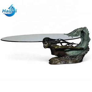 Escultura de Bronce de Sirena de Tamaño Real, de Alta Calidad, para Decoración del Hogar, Mesa de Centro - Product Image 4