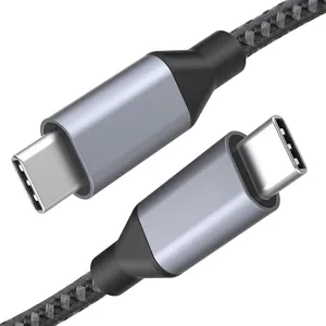 Oem Factory 10 Gbit/s 20 Gbit/s 4K 60Hz Video C 32 Ladekabel USB 31 Gen2 Typ Watt zu USB Kabel für Macbook