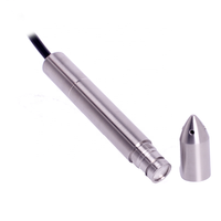 Transmetteur de pression piézomètre 4-20mA RS485 avec sonde de 50 m, 16 mm, 27 mm, capteur de niveau d'eau submersible pour puits profond, barrage souterrain