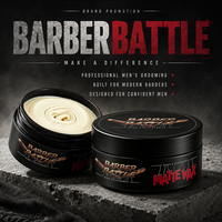 BARBERPASSION Marca Privada - Arcilla Capilar Suavizante Sin Residuos y Sin Brillo para Texturizar el Cabello, Productos de Peinado para Hombres