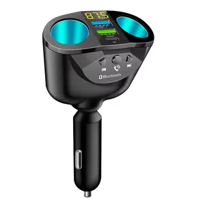 4.8a Dual Usb Car Charger 2 Port Lcd Display 12-24v Cigarette Socket Lighter Power Adapter Fast Car Charger