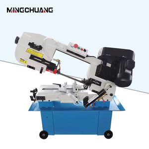 Máy cưa băng kim loại nhỏ nằm ngang với lực căng bằng tay và động cơ 1.1kW để cắt 8 <span class=keywords><strong>inch</strong></span> - Product Image 1