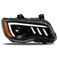 Pour Chrysler 300 300 C 2011-2023, phare à diode lumineuse DRL, phare à diode lumineuse noir, projecteur multicolore