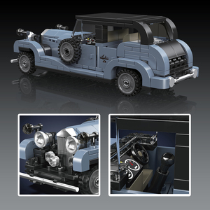 Tienda Modelo King de Yuxing, Bloques de Construcción de Coche de Lujo de Ocho Compartimentos, 40 Piezas, de Plástico ABS, Juguete Educativo, Modelo Ensamblado - Product Image 3