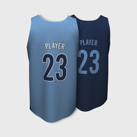 Maillot de basketball personnalisé réversible imprimé par sublimation, double face, respirant et anti-humidité, pour équipes scolaires et universitaires