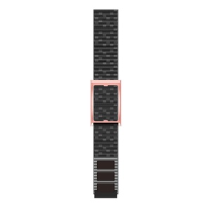 Correa de nailon con marco plateado/negro/oro rosa para Amazfit Helio, pulsera deportiva con velcro, ajustable, transpirable, 24mm, novedad - Product Image 3