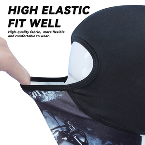Fabulous Be Xtreme Digital Bedruckte Spandex-Helmunterziehmütze Balaclava Winter Winddichte Vollgesichtsmaske für Skifahren, Reiten & Strand - Product Image 3