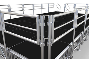 Servicio de Diseño Gratuito Según Planos, Escenario Exterior Grande de Estilo Moderno y Elegante para Eventos en Interiores - Product Image 4