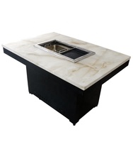 Ziyuawei — chaudière à barbecue carrée 650B sans fumée, dispositif de cuisson intégré pour barbecue