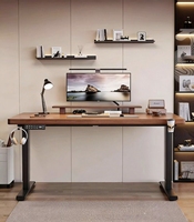 Escritorio Eléctrico de Altura Ajustable, de Alta Capacidad, con Doble Motor, Duradero, Moderno, para Oficina en Casa o Dormitorio, Personalizable