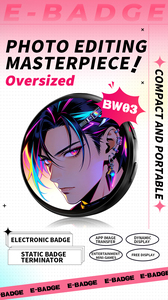 Customized 1.5 Inch HD Dynamic Display <b>Smart</b> <b>Electronic</b> Badge Rechargeable Battery BW03 E-Badge With Screen HD Dynamic Display O - Product Image 4