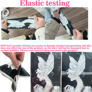 مخصص الحديد على نقل الحرارة شعار العلامة التجارية النص وصور صورة ملصقات الطباعة ديي الملابس والقبعات بقع قابل للغسل - Product Image 3