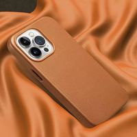 Étui de protection officiel en cuir PU magnétique personnalisable avec logo, antichoc et antichute pour iPhone 17 Pro Max et 16 Plus
