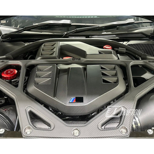 ฝาครอบห้องเครื่องยนต์ S58 Eve Style สำหรับ BMW G80 G81 M3 G82 G83 M4 คาร์บอนไฟเบอร์แห้ง ปี 2020-2024 - Product Image 4