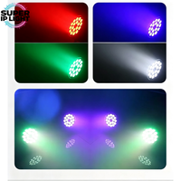 Projecteur LED Par 18x12W RGBW 4-en-1 DMX512 pour scène, 3200K-7200K, idéal pour mariages et fêtes