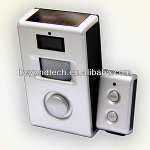 Báo Động Chó Sủa Báo Động Chuyển Động Với Bảng Điều Khiển Từ Xa Năng Lượng Mặt Trời Để Báo Động Trong Nhà An Toàn - Product Image 2