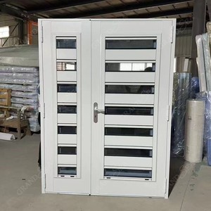 Nouveau design de <span class=keywords><strong>porte</strong></span> <span class=keywords><strong>d</strong></span>'<span class=keywords><strong>entrée</strong></span> principale en aluminium à panneau unique pour patio, prix <span class=keywords><strong>d</strong></span>'usine, <span class=keywords><strong>porte</strong></span> résidentielle en aluminium, verre, portes battantes en aluminium - Product Image 3