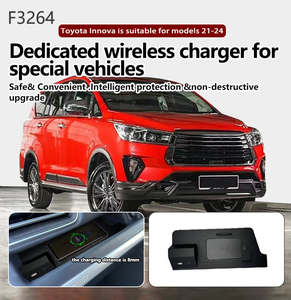 Vente en gros d'usine pour Toyota Innova 2021-2024, chargeur sans fil, chargeur rapide pour voiture, chargeur sans fil Qi - Product Image 2