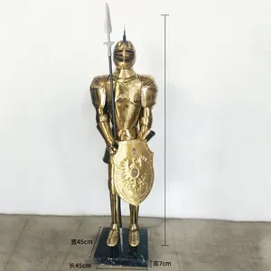 Escultura de Guerrero de la Antigua Roma en Venta, Escultura de Hombre de Mármol, Hombre de Pie Sosteniendo una Lanza - Product Image 4