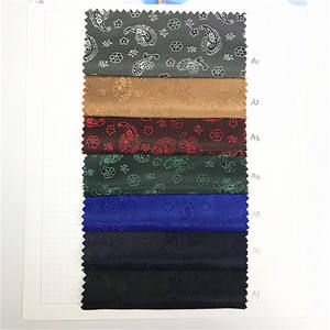 热卖小佩斯利提花锦缎衬里面料涤纶粘胶材料高品质西装衬里面料 - Product Image 2