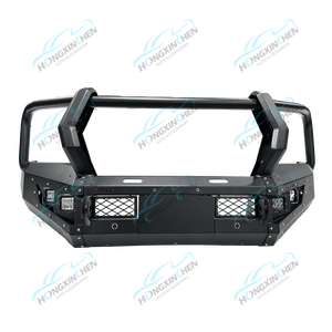 工厂批发帕杰罗NP300 LC100/LC200/LC150车型带发光二极管钢前杠的汽车前保险杠 - Product Image 3