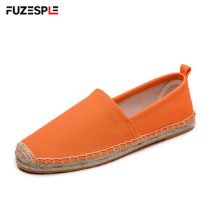 <span class=keywords><strong>Alpargatas</strong></span> de Lona Amarilla Premium para <span class=keywords><strong>Mujer</strong></span>, Transpirables, Ligeras, Tejidas en Yute, Antideslizantes, Mocasines de Verano - Product Image 4