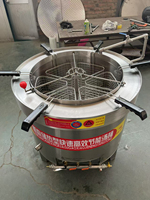 Cuisinière rotative pour nouilles et raviolis, chauffage électrique/gaz, motorisée, 6/8 paniers, équipement de cuisson commercial, garantie 1 an