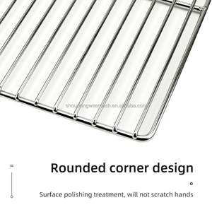 Tùy Chỉnh 304 316 Thép Không Gỉ BBQ Nướng <span class=keywords><strong>Net</strong></span> Cấp Thực Phẩm BBQ Lưới Tản Nhiệt Công Cụ Cho Ngoài Trời Thịt Nướng Phụ Kiện - Product Image 4