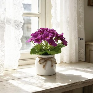 Kunstmatige violette bonsai in <span class=keywords><strong>pot</strong></span>, 25 paarse bloemen, realistische hennep-touw <span class=keywords><strong>pot</strong></span> voor bruiloft, hotel, auditorium decoratie - Product Image 3