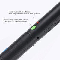 Raquette anti-insectes physique, tapette à moustiques électrique, tapette à mouches rechargeable haute tension pour la maison