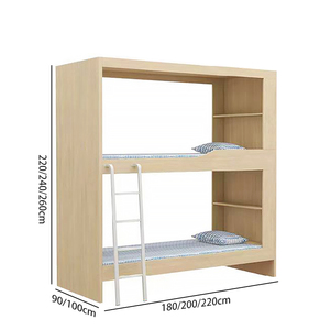Lits superposés personnalisables OEM ou ODM pour les hôtels, dortoirs d'étudiants, remises en gros disponibles - Product Image 5